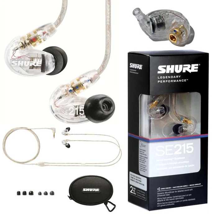 IEM наушники Shure SE215 Clear - рис.8