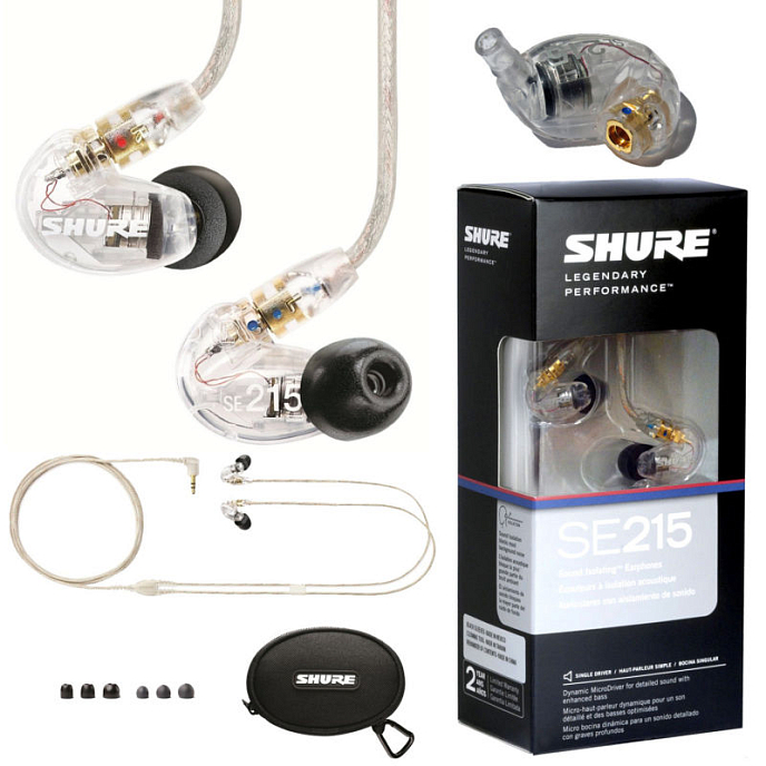 IEM наушники Shure SE215 Clear - рис.8